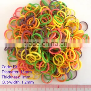 Mix Colorful Bracelet Crazy DIY Cheap Elastic Rubber Loom Bands Wholesale thumbnail-6