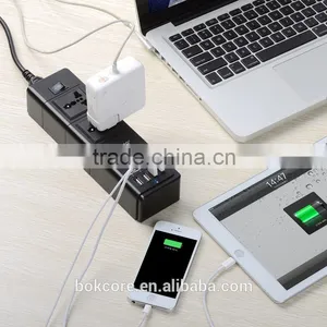 2015 OEM/ORICO Wholesale ORICO HPC-2A4U 2 Outlet Electrical Power Strip Plus 4 USB HUB Surge Protector thumbnail-5