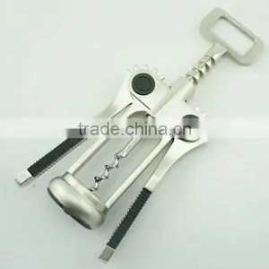 Wine Bottle Opener Nut Cracker Garlic Press Slicer Kitchen Cooking Tools Set thumbnail-3