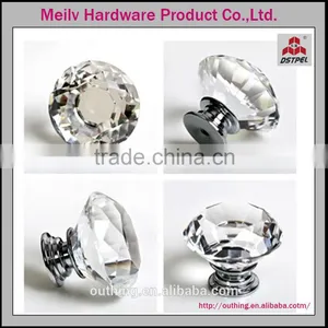 2015-2016 k9 Glass Crystal 20mm 30mm 40mm 50mm Diameter Kitchen Cuoboard Door Knobs thumbnail-4
