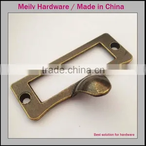 Made in China Furniture Hardware Zinc Antique Business Card Holder Handles thumbnail-1