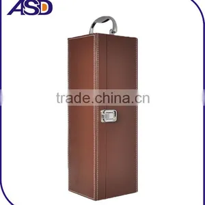 Custom Logo Print High Quality Leather Wine Box Gift Boxes Small Lot is ok thumbnail-3