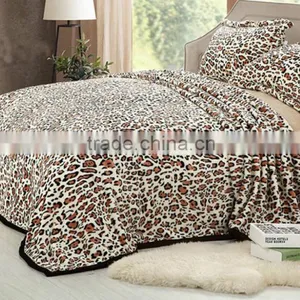 Super Soft Thick Printing Flannel Fleece Blanket, Leopard Blanket thumbnail-1