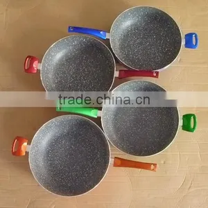 Metallic Coating Deep Frying Pan WOK thumbnail-2