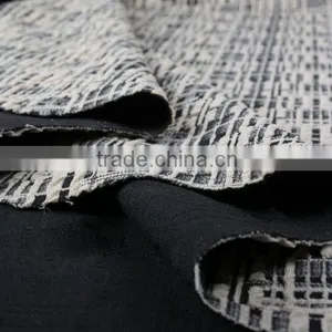 New Products 2016 High Quality Polyester Spandex Yarn Dyed Knit Jacquard Fabric thumbnail-1