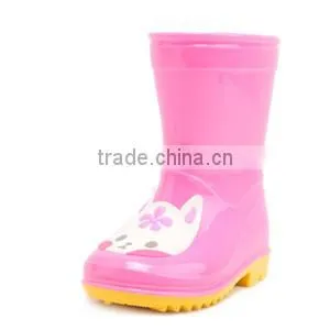 Colorful Kids Cute Rain Boot Shoes, Kids Pvc Rain Boots Rubber Boots thumbnail-3