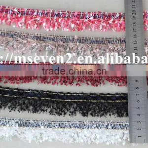 Fashion Color Tassel Fringe Lace Trim Polyester Tassel Fabric Embroidery Lace thumbnail-6