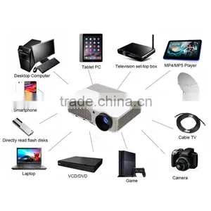 EUG 2600Lumens for Home Entertainment Digital Cinema Projector thumbnail-5