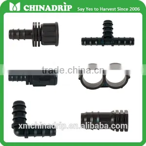 Drip Pipe Irrigation System OD 16mm PE Pipe Straight Connector thumbnail-1