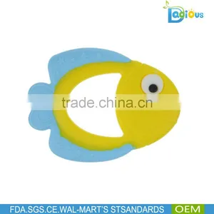 Hot Selling Funny Baby Toys Teether Bpa Free Silicone Teething Ring thumbnail-3