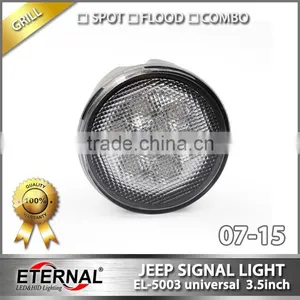 Offroad Jeep Wrangler JK 07-15 LED Signal Turn Wheel Grill Light Rubicon 4x4 Amber Lamp thumbnail-4