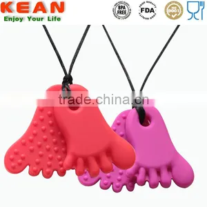 Customize Color is Accepted 15 Colors for Option Teething Pendant Necklace FDA, LFGB,SGS&NSF thumbnail-1