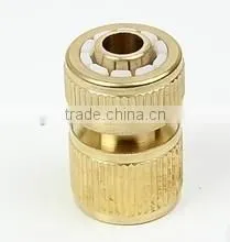 Garden Accessories Brass Hose Pipe Fittings Water Stop Connector thumbnail-1