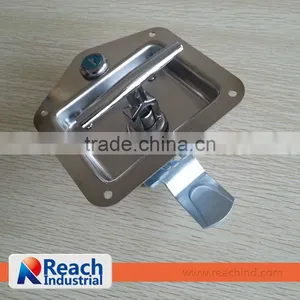 Polished Stainless Steel Key-locking Locks Security and Protection Locks Recessed Truck Tool Box Locks thumbnail-2