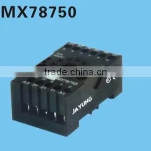Saipwell 2014 PA66 Plastic Relay Socket MX78750 Rele de Sockets thumbnail-1