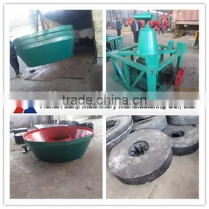 Mineral Ore Wet Pan Mill Model 1200 thumbnail-1
