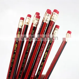 Wooden Cheap Wholesale Pencils With Eraser From Chinese Factory thumbnail-1