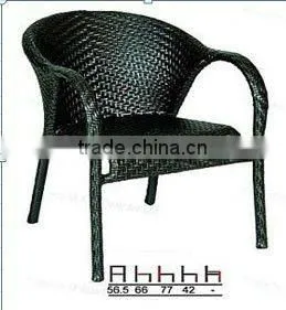 V Weave Rattan Chair thumbnail-1