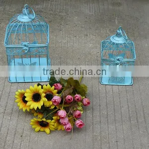 2015 Newest Butterfly Square Iron Ornamental Cages Bird thumbnail-1