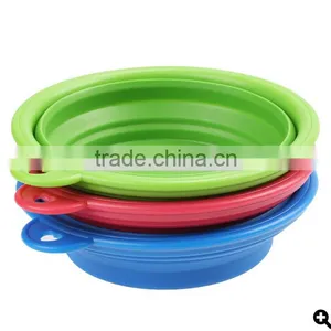Wholesale Collapsible Supreme Dog Bowl Silicone Folding Dog Bowls thumbnail-1