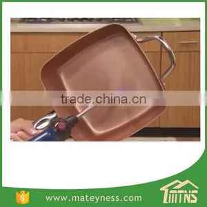 All in One Kitchen System Frying Pan Master Copper Chef Cookware thumbnail-4