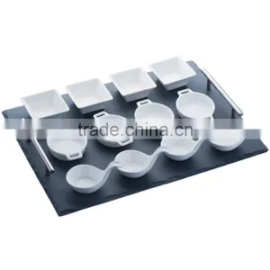 Natural Slate Stone Placemat,slate Tapas Tray thumbnail-2