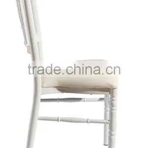 Wholesale Quality Stackable White Aluminum Napoleon Chair QL-D908 thumbnail-3
