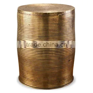 Copper Drum Threaded Stool thumbnail-1