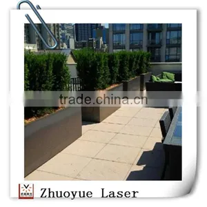 Steel Cube Planter /Brushed Stainless Steel Flower Pots Fabrication/ Metal Flower Pots thumbnail-5