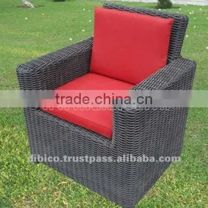 Outdoor PE Rattan Single Chair thumbnail-1