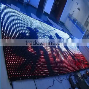Led Curtain Night Club Decor Waterproof Dvi Attractive Led Video Floor thumbnail-2