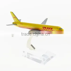DHL Metal Airplane Model B757 for Decoration thumbnail-1