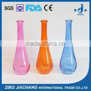 Frosted Colored Glass Material Home Goods Decorative Vase thumbnail-1