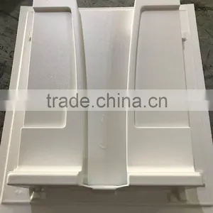 White ABS Texture Plastic Wall Vacuum Forming Plastic Panel thumbnail-1