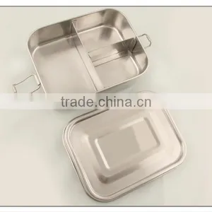 Stainless Steel Lunch Box With 3 Separations / Dividers thumbnail-1