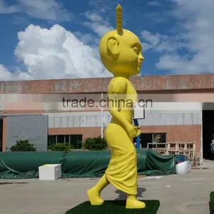 H6 Meters Fiberglass Lady Sculpture thumbnail-2