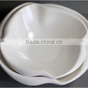 Hotel White Melamine Storage Deep Plate Set thumbnail-1