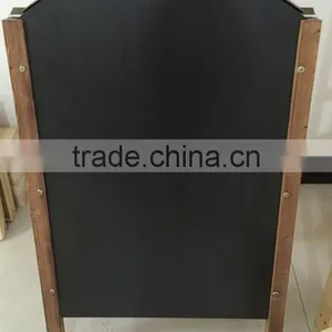 Hot Sale Pine Wood Frame Advertising Blackboard With Stand Foldable thumbnail-5