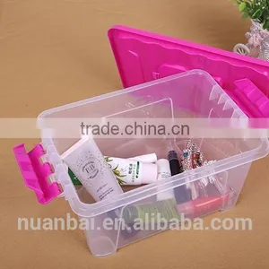 9L Toys Kits Clear Large Plastic Storage Bin&Box With Lids thumbnail-2