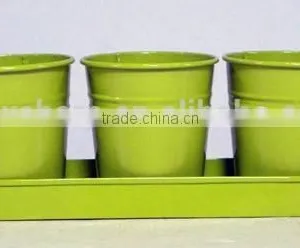 Flower Pot Set(Green), MSO-029 thumbnail-1