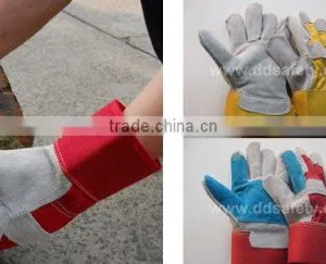 DDSAFETY With 5Years Experience Cow Grain Winter Leather Glove Safety Gloves thumbnail-3