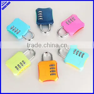 Colored 4 Digit Zinc Alloy Travel Decoration Password Padlock thumbnail-1