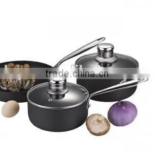 7pcs Pressed Heat Resistance Painting Aluminum Nonstick Cookware Set thumbnail-1
