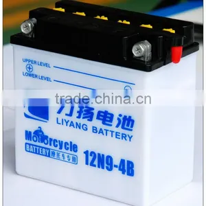 12V 9AH Dry-charged Motorcycle Battery 12N9-4B/ Racing Moto Batteries thumbnail-2