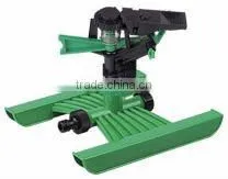Swing Arm Sprinkler, CS-3009 Plastic Impulse Sprinkler With Plastic Wheel Base Plastic Lawn Sprinkler thumbnail-2