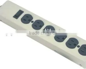 6 Outlet UL CUL Metal Power Strip Power Bar Power Outlet(09-PT6630) thumbnail-1