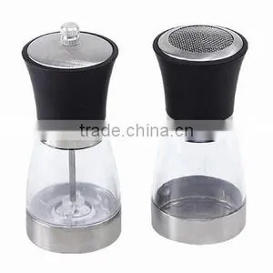2pcs Metal Salt and Pepper Mill Set thumbnail-1