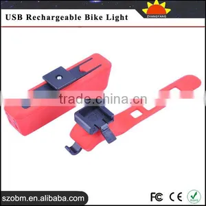 Trade Assurance Supplier HJ-035 COB LED Bicycle Front & Rear & Wheel Light 150 Lm 6 Mode USB Rechargeable Bike Light thumbnail-2
