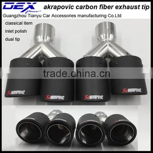 Carbon Fiber Akrapovic Muffler Tip in Exhaust System thumbnail-3