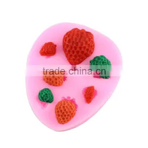 Silicone Fondant Chocolate Molded Flower Arts Tool DIY a Variety of Strawberry Shaped Cake Decorating Tools 1688 Agent thumbnail-2
